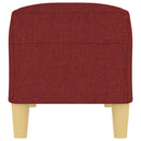 vidaXL bordó szövet pad 100 x 35 x 41 cm