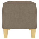 vidaXL tópszínű szövet pad 100 x 35 x 41 cm