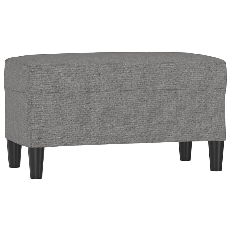 vidaXL sötétszürke szövet pad 70 x 35 x 41 cm
