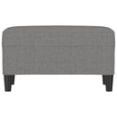 vidaXL sötétszürke szövet pad 70 x 35 x 41 cm