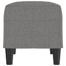 vidaXL sötétszürke szövet pad 70 x 35 x 41 cm