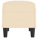 vidaXL krémszínű szövet pad 70 x 35 x 41 cm