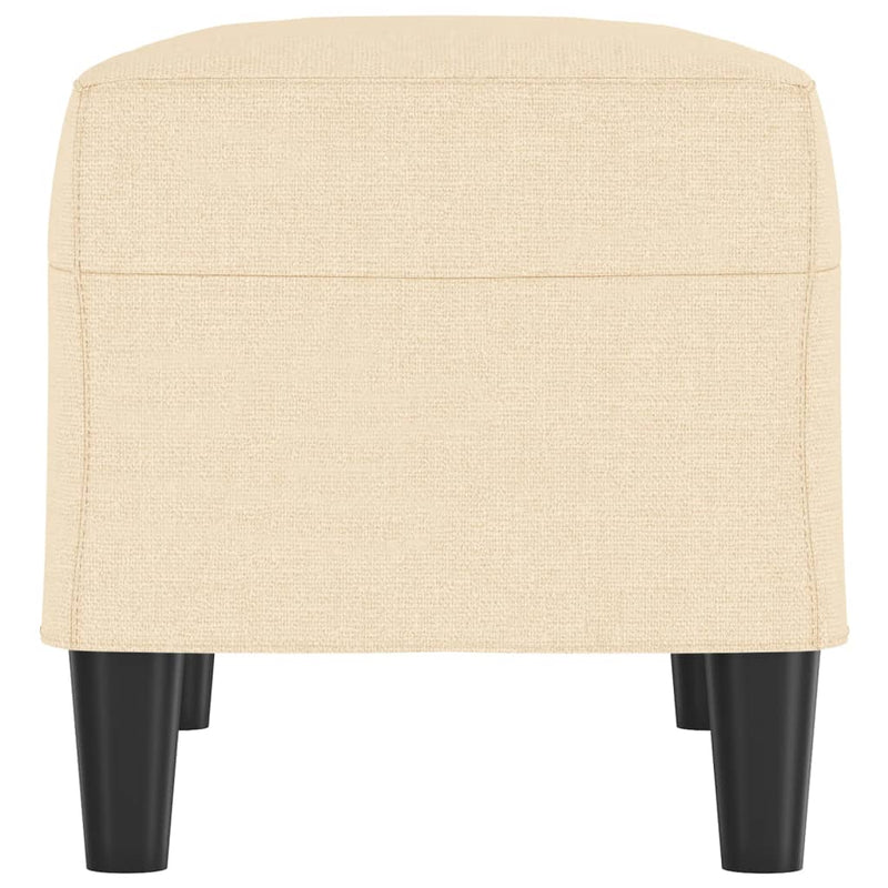 vidaXL krémszínű szövet pad 70 x 35 x 41 cm