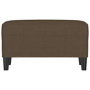 vidaXL barna szövet pad 70 x 35 x 41 cm