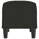 vidaXL fekete szövet pad 70 x 35 x 41 cm