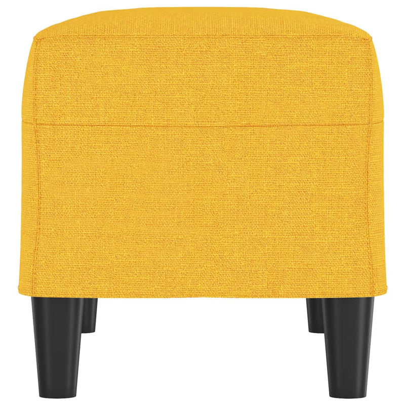 vidaXL világossárga szövet pad 70x35x41 cm