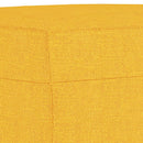 vidaXL világossárga szövet pad 70x35x41 cm