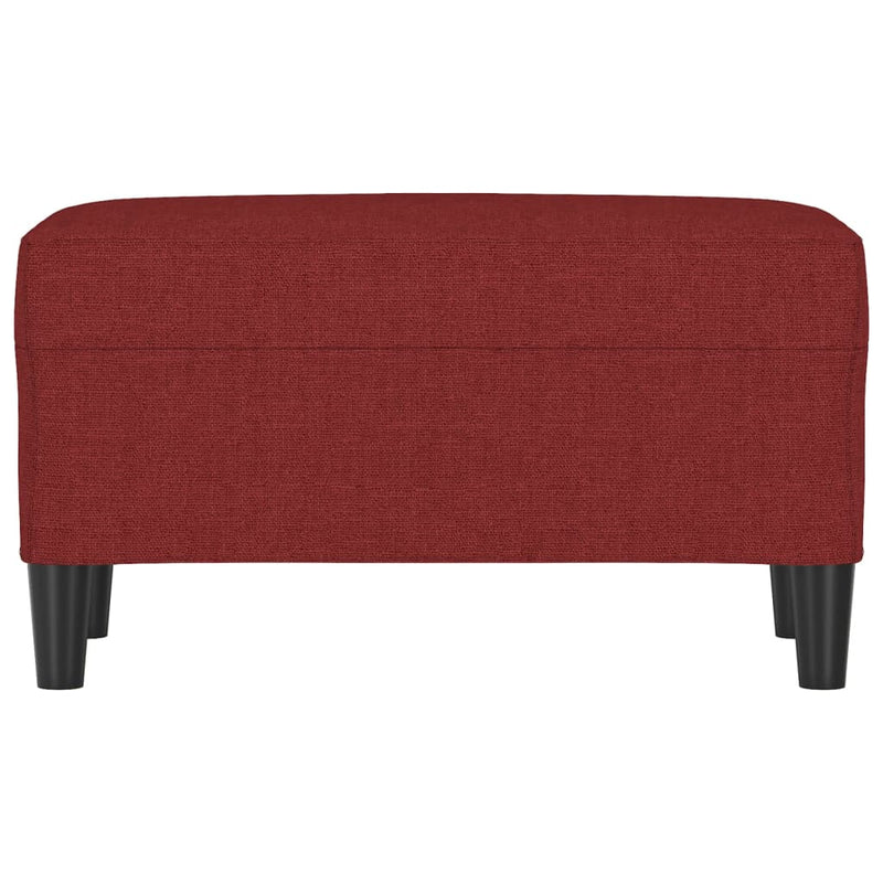 vidaXL bordó szövet pad 70x35x41 cm