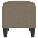 vidaXL tópszínű szövet pad 70 x 35 x 41 cm