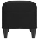 vidaXL fekete műbőr pad 70 x 35 x 41 cm