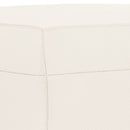 vidaXL krémszínű műbőr pad 70 x 35 x 41 cm