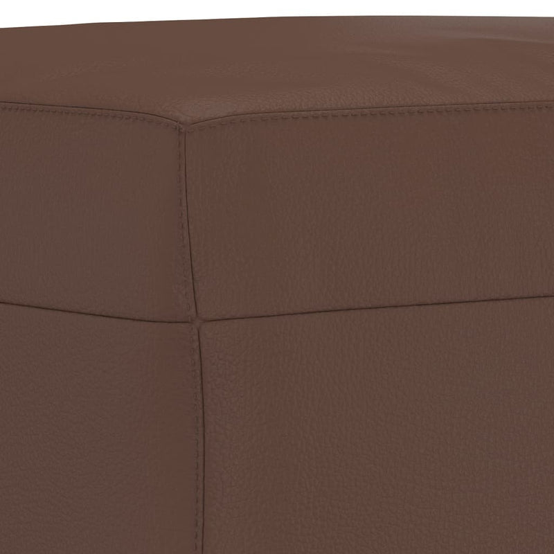 vidaXL barna műbőr pad 70 x 35 x 41 cm