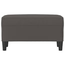 vidaXL szürke műbőr pad 70 x 35 x 41 cm