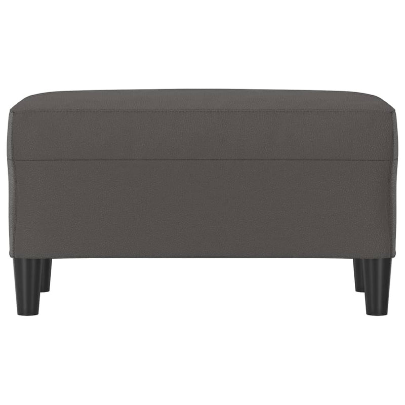 vidaXL szürke műbőr pad 70 x 35 x 41 cm