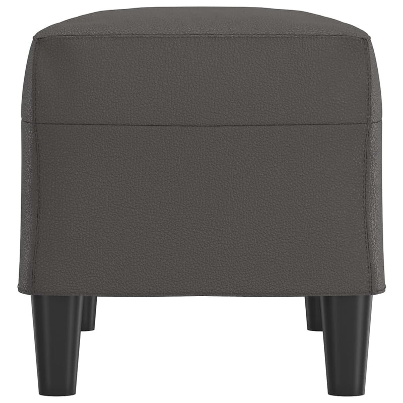vidaXL szürke műbőr pad 70 x 35 x 41 cm