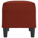 vidaXL bordó műbőr pad 70 x 35 x 41 cm