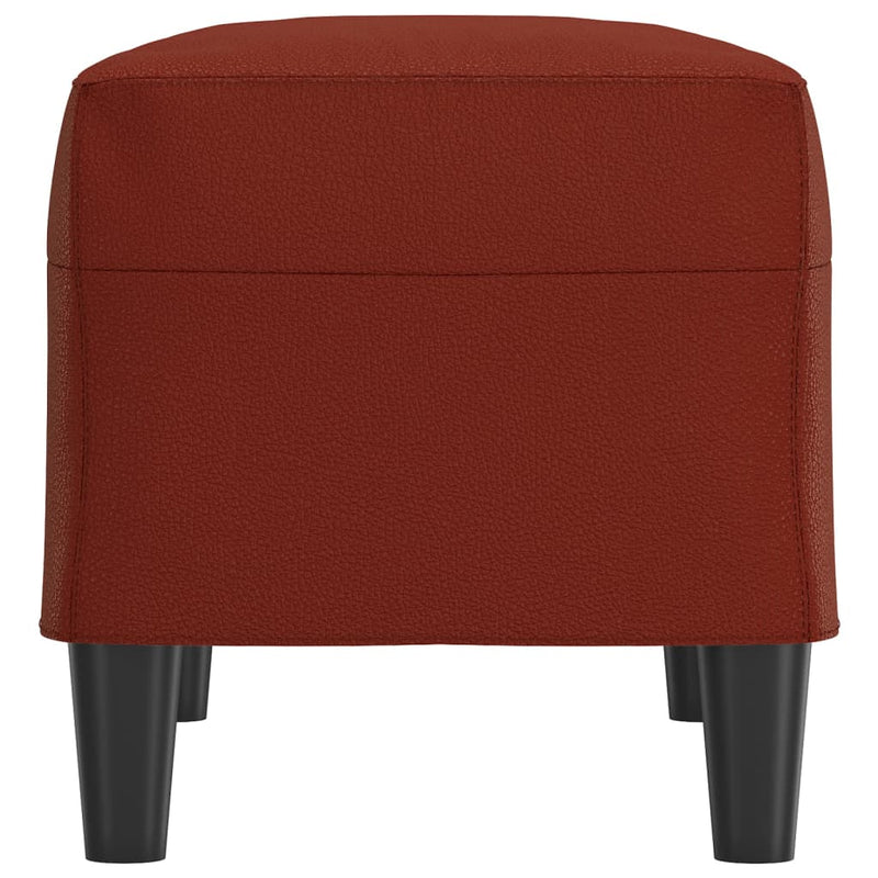 vidaXL bordó műbőr pad 70 x 35 x 41 cm