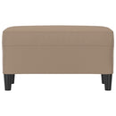 vidaXL kávészínű műbőr pad 70 x 35 x 41 cm