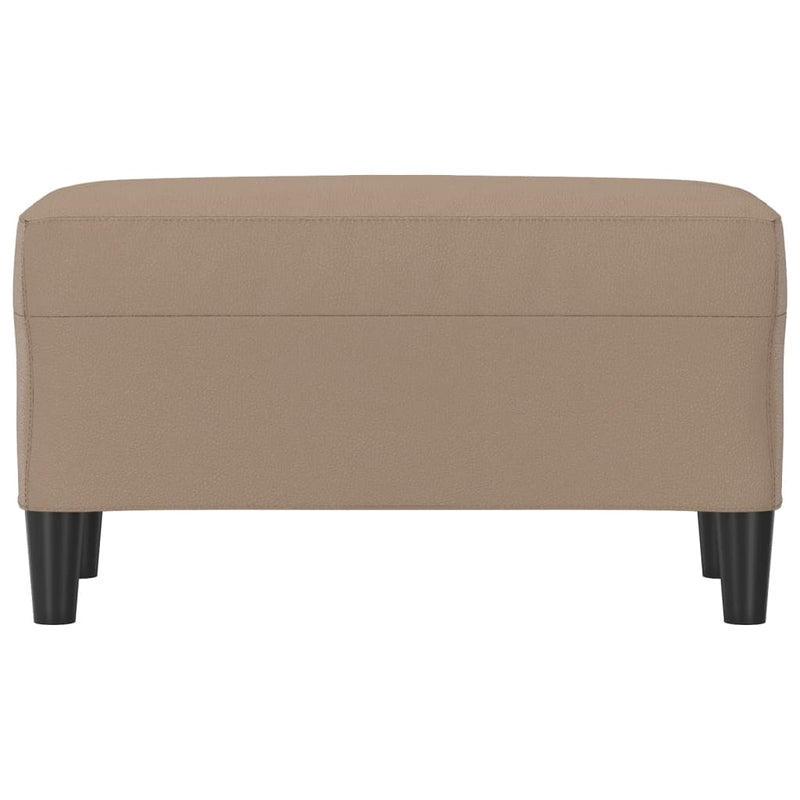 vidaXL kávészínű műbőr pad 70 x 35 x 41 cm
