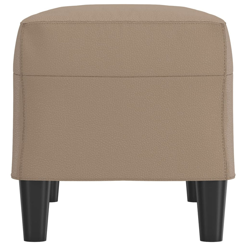 vidaXL kávészínű műbőr pad 70 x 35 x 41 cm