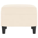 vidaXL krémszínű bársony pad 70 x 35 x 41 cm