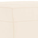 vidaXL krémszínű bársony pad 70 x 35 x 41 cm