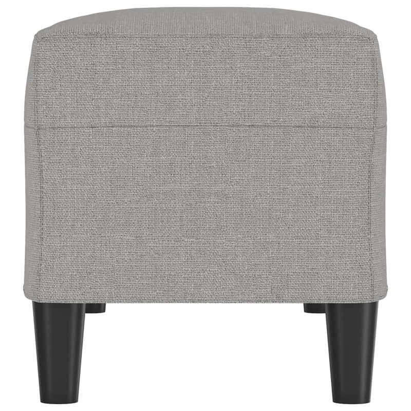 vidaXL világosszürke szövet pad 100 x 35 x 41 cm