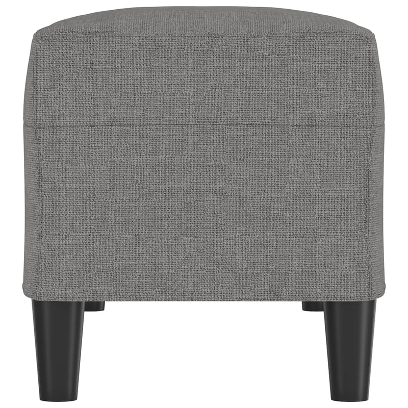 vidaXL sötétszürke szövet pad 100x35x41 cm