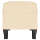 vidaXL krémszínű szövet pad 100 x 35 x 41 cm