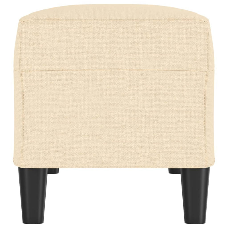 vidaXL krémszínű szövet pad 100 x 35 x 41 cm