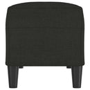 vidaXL fekete szövet pad 100 x 35 x 41 cm