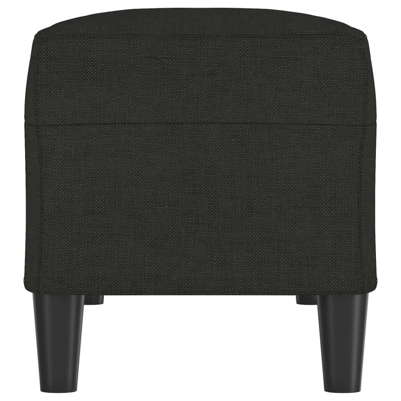 vidaXL fekete szövet pad 100 x 35 x 41 cm