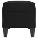 vidaXL fekete műbőr pad 100 x 35 x 41 cm