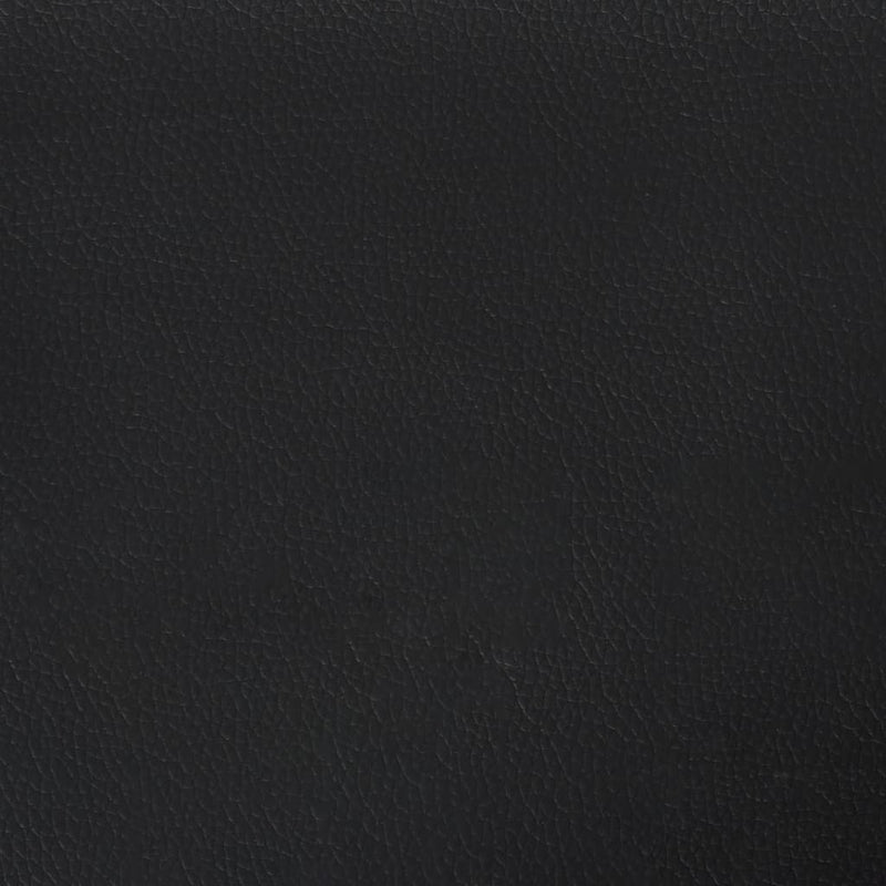 vidaXL fekete műbőr pad 100 x 35 x 41 cm