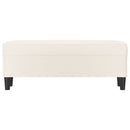 vidaXL krémszínű műbőr pad 100 x 35 x 41 cm