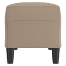 vidaXL kávészínű műbőr pad 100 x 35 x 41 cm