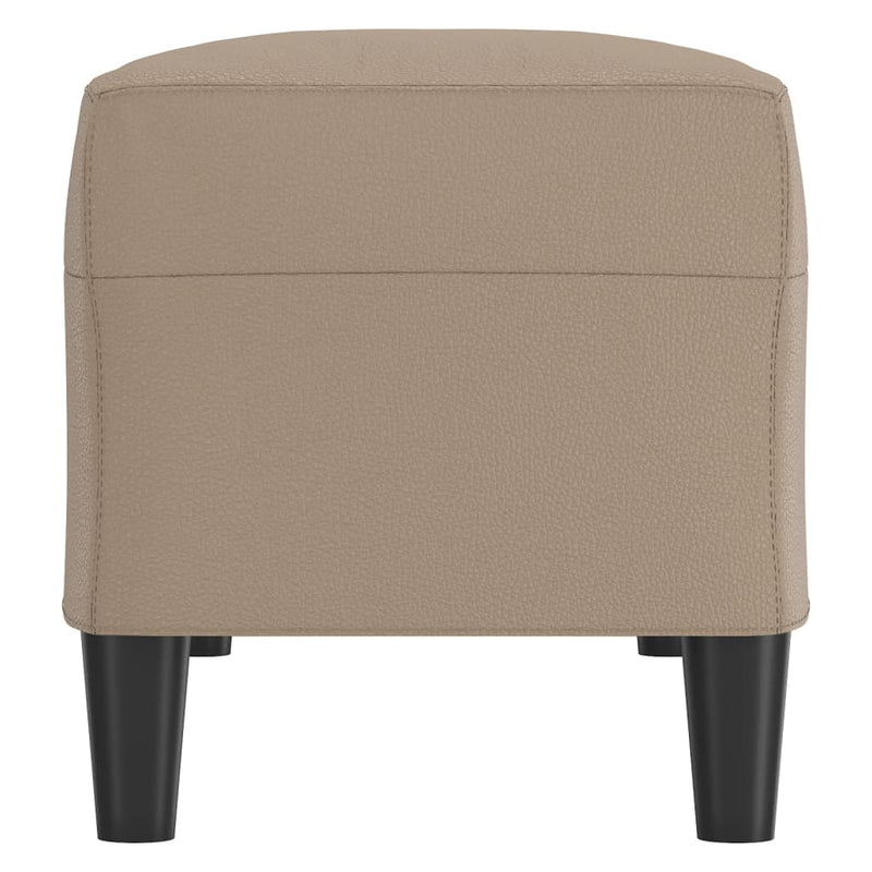 vidaXL kávészínű műbőr pad 100 x 35 x 41 cm