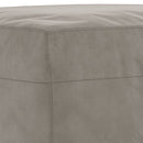 vidaXL világosszürke bársony pad 100 x 35 x 41 cm