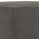 vidaXL sötétszürke bársony pad 100x35x41 cm
