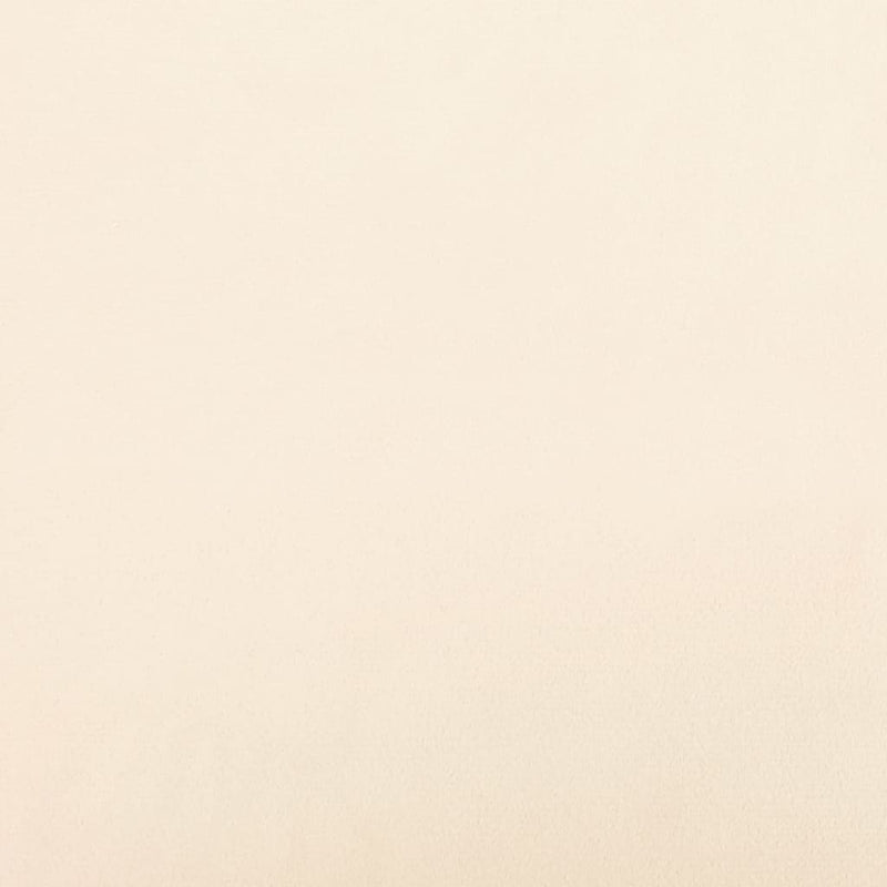 vidaXL krémszínű bársony pad 100 x 35 x 41 cm