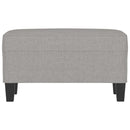 vidaXL világosszürke szövet pad 70 x 35 x 41 cm