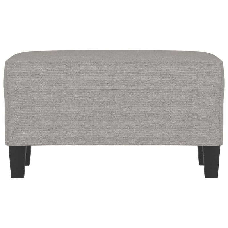 vidaXL világosszürke szövet pad 70 x 35 x 41 cm