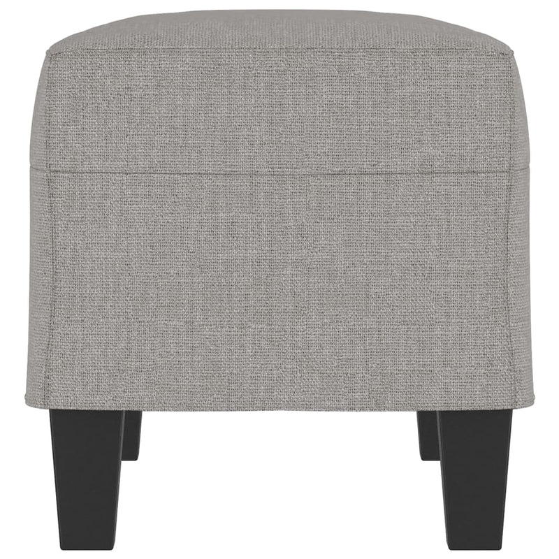 vidaXL világosszürke szövet pad 70 x 35 x 41 cm