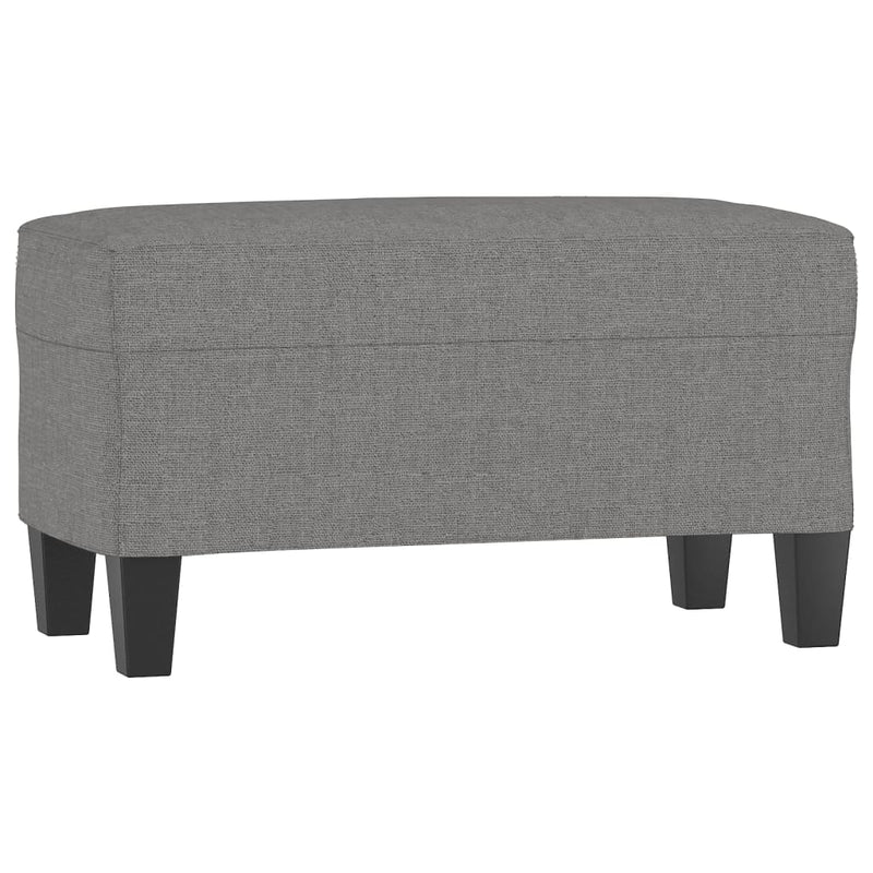vidaXL sötétszürke szövet pad 70 x 35 x 41 cm