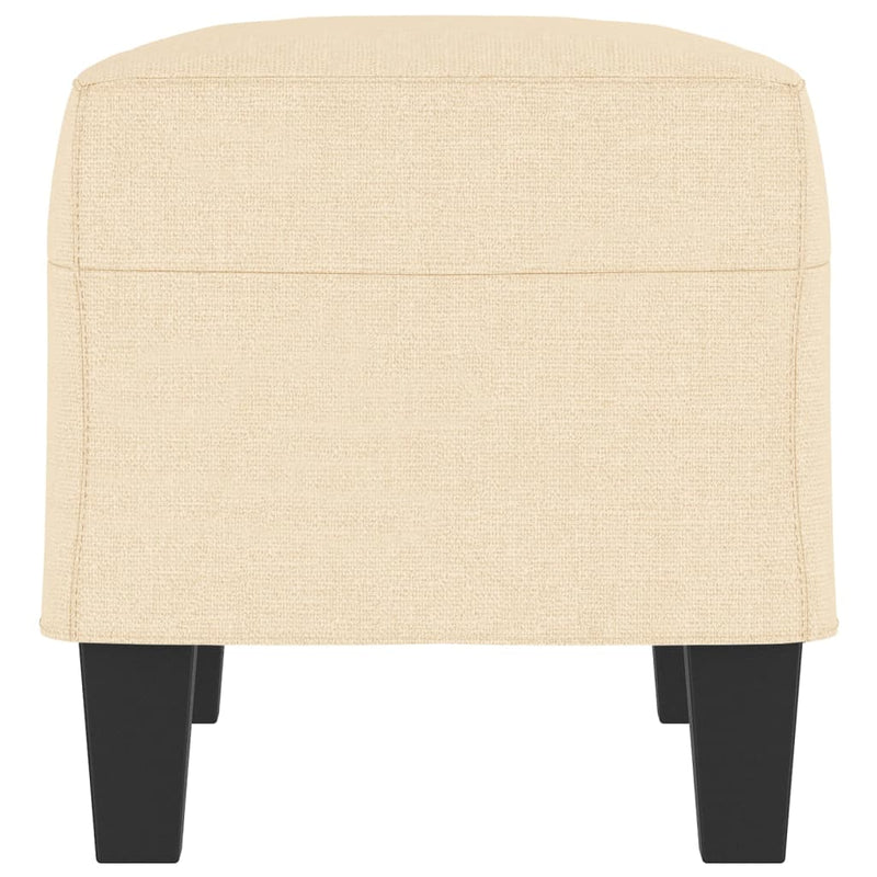 vidaXL krémszínű szövet pad 70 x 35 x 41 cm