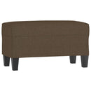 vidaXL barna szövet pad 70 x 35 x 41 cm