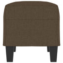 vidaXL barna szövet pad 70 x 35 x 41 cm
