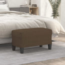 vidaXL barna szövet pad 70 x 35 x 41 cm