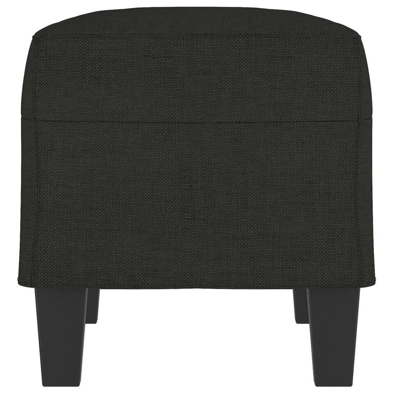 vidaXL fekete szövet pad 70 x 35 x 41 cm