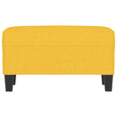 vidaXL világossárga szövet pad 70x35x41 cm